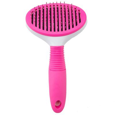 China Dog Grooming Brush Deshedding Hair Remover Buffer Molder Pet Hair Comb Brush Dog Grooming Dryer Pet Brush for sale