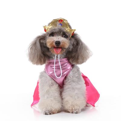 China Sustainable Pet Supplies Dog Clothes Pink Princess Dress Suit Puppy Pet Clothes for sale