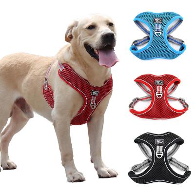 China New Style Pet Trunk Pull Strap DETACHED Rope Retriever Large Dog Chest Strap Pet Supplies Service Dog Gold Vest For Dogs Harness for sale