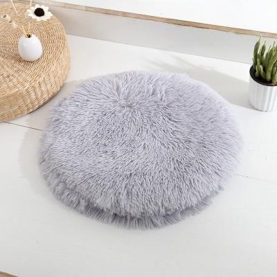 China Breathable Plush Warm Dog Mat Pet Mat Pet Bed Pet Bed Round Winter Removable Washable Cat Litter Kennel Pet Litter for sale