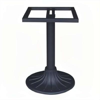 China Easy Installation Factory Hot Sale Metal Furniture Cheap Metal Brass Fixing Steel Single Iron Dining Table Leg for sale