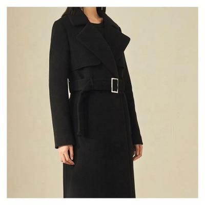 China New Design Sustainable Factory Ladies Long Coat Made In China for sale