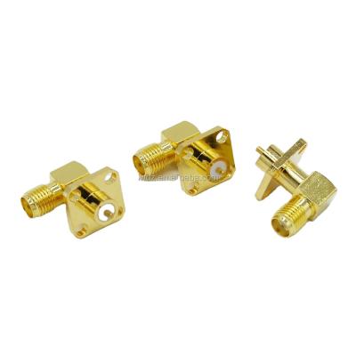 China RF Chinese Factory SMA Plug In PCB Right Angle Connector for sale