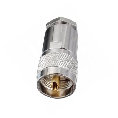 China 50 Ohm UHF Connector PL259 Male Connector For RG213 Cable UHF Connector PL259 SO239 for sale