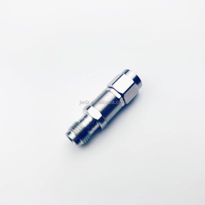 China High Frequency 50 Ohm 3.5 Millimeter Wave RF Coaxial Adapter 2.4 Male To DC Female SUS303 - 33GHz VSWR1.2 RF Coaxial Connector for sale