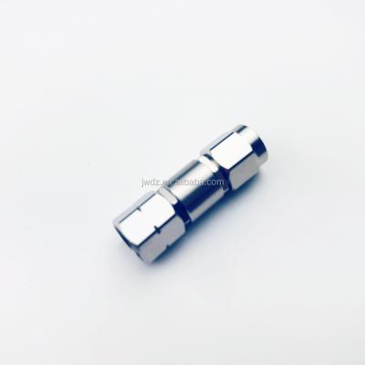 China 50 Ohm High Frequency Millimeter Wave RF Coaxial Adapter 2.4 Male To 2.92 Male SUS303 D - 40GHz VSWR1.2 RF Coaxial Connector for sale