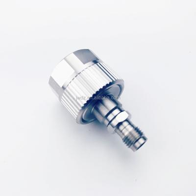 China High Frequency 50 Ohm Millimeter Wave SUS303 DC - 18GHz VSWR1.2 RF Coaxial Connector 2.4 Female To N Male Adapter for sale