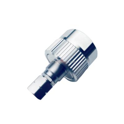 China 50 Ohm High Frequency Millimeter Wave RF Coaxial Adapter 2.4 Male To N Male SUS303 DC - 18GHz VSWR1.2 RF Coaxial Connector for sale