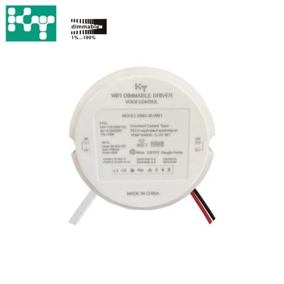 China Dimmable LED Driver 30W 700mA DC 25-42V Support TUYA Amazon Echo Wifi & HOME KMD-30-WIFI Voice/Alexa/IFTTT/GOOGLE for sale