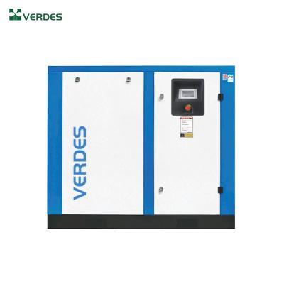 China Lubricated Low Noise Stable Frequency AC Compressor Fixed Air Screw Compressor for sale