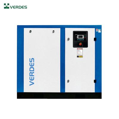 China Lubricated Low Noise 11 Kw Frequency Conversion Permanent Magnet Compressor Fixed Air Screw Compressor for sale