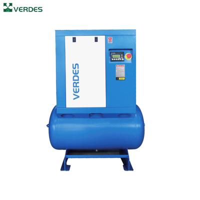 China Power Force 5.5kw 7.5kw 11kw 12KW Professional Silent Screw Inverter Lubricated DC Energy Saving Air Compressor for sale