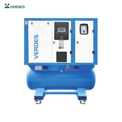 China Verdes Lubricated Fiber Laser Cut Machine 16bar 15kw 4-in-1 400l Screw Air Compressor Tank 16bar Screw Air Compressor For Laser for sale