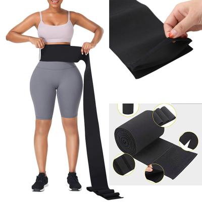 China Thermal Abdominal Sweat Wrapped Body Shaper Waist Trimmer To Reduce Abdominal Fat Women Fitness Waist Trainer Sports Waist Trainer for sale