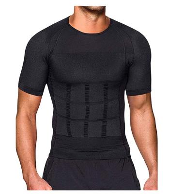 China New High Performance 3XL Gym Men's QUICK DRY T-shirt Sports Fitness Corset Belly Burst Sweat Sweat SHORTS SHORTS JUMPSUIT for sale