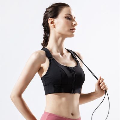 China Plus Size XS-5XL Breathable Wholesale Hot Sale Women's Latest Gym Fitness Wear Magic Yoga Bra Adjustable Straps Hug Back Sports Bra Top for sale