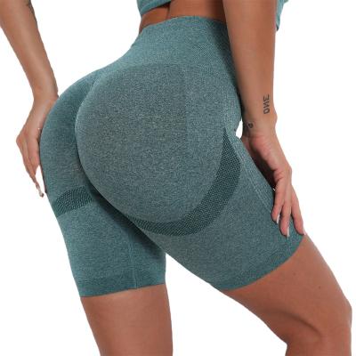 China Viable Yoga Pants Quick Dry Hip Running Fitness Pants Women Gym Sports Shorts for sale