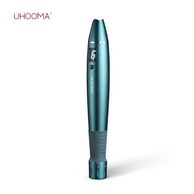 China Environmental friendly Anti-puffiness OEM replaceable head with led electric microneedle pen F6S derma pen for sale