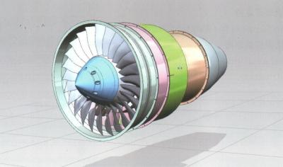 China High Altitude Aircraft Turbofan Engine HQ900G For Long Endurance UAVs for sale