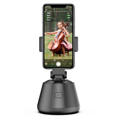 China Auto Selfie Tracking Facial Objects Smartphone Holder Face Track 360 Degree Rotating Mobile Phone Live Flowing Holder 56-100 for sale