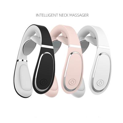 China Body Massager Vibration Machine Electric Neck Neck Massager Wireless Portable Smart Massager With Electrotherapy Neck Smart Kneading Massager for sale