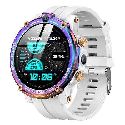 China 4G network dual camera ip68 listed new WIFI 4G SIM Card V20 4+128G 2021 waterproof Android 7.1 man and women smart watch for sale