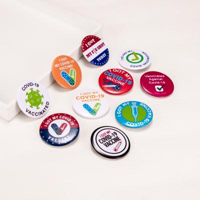 China Popular direct order of different styles of nurses public health notice enamel pin tinplate metal brooch for sale