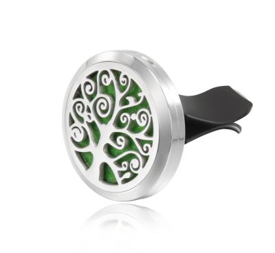 China FASHIONABLE 316L Stainless Steel Car Essential Oil Diffuser Pendant Car Vent Clip, Car Oil Diffuser for sale