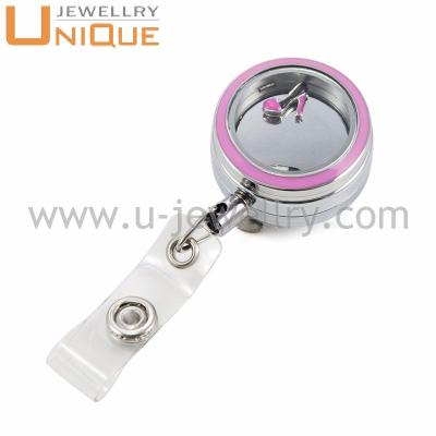 China Badge Holder 316L Stainless Steel Pendant Yo-Yo Waterproof Floating Badge Holder for sale