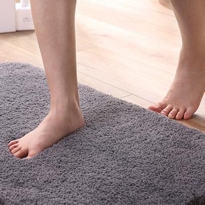 China Wholesale Modern Door Mat For Home Shaggy Fluffy Living Room Pattern Carpet Modern Bath Mat Cover for sale