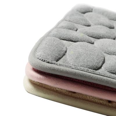 China Hot Sale Bathroom Washable Non Slip Memory Foam Bath Mats for sale