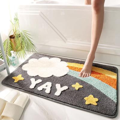 China Modern Non-Slip Carpet Cartoon Bath Mat Water Absorption Non-Slip Mat for sale