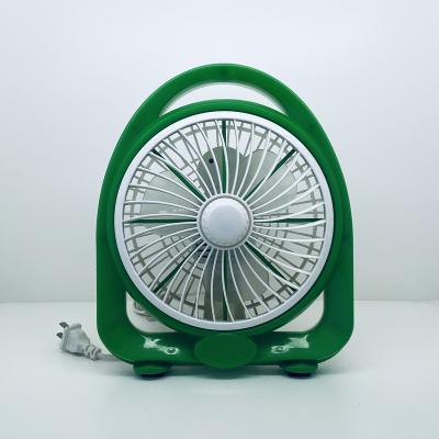 China Cute 20V Portable Rechargeable Fan Small Table Fan Small Desktop Student Rotary Fan Natural Wind for sale