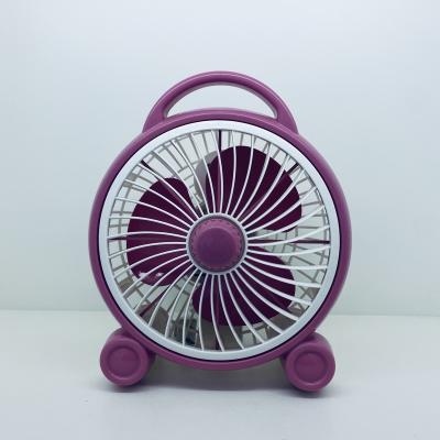 China Wholesale Electric Fan Small Cartoon Character Storage Electric Fan Vertical DC Table Fan for sale