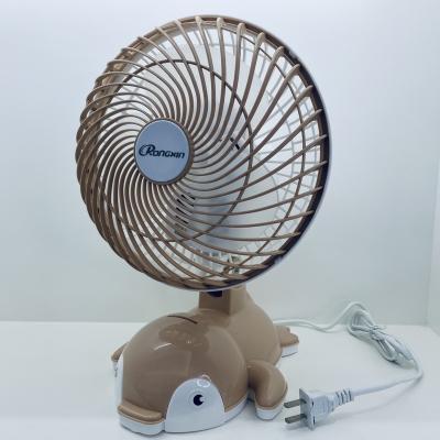 China 20V Fan 20V High Quality Plastic Home Electric Fan Small Cute Duckling Cartoon Shape Storage Fan Desktop Fan for sale