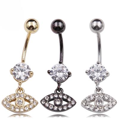 China Eaby CLASSIC Explosive Body Jewelry Demon Eye Belly Button Stud / Navel Piercing Pendant Ring for sale