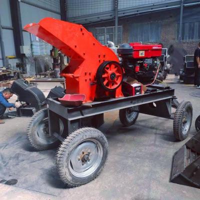 China Coal And Sand Mining Hammer Crusher Diesel Engine Type for sale