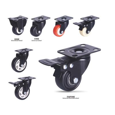 China Mute Design Factory Sale 1.5/2/2.5/3/4/5 Inch Swivel Industrial Caster Wheel Trolley Furniture Swivel Casters for sale