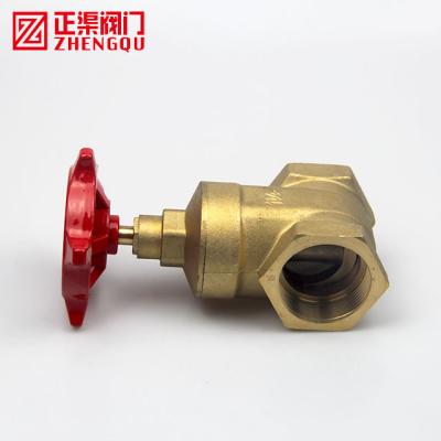 China General Brass Gate Valve 1.6mpa DN15 1/2'BSP Working Pressure 1.6mpa Female Port for sale