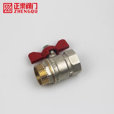 China General high quality full port brass ball valve and forged polishing brass boby Hpb57-3 for sale