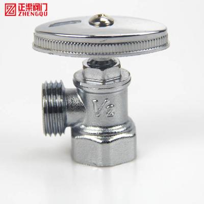 China ZHENGQU Best Selling Manufacturer Water Faucet General ABS Zinc Handle Angle Valve for sale