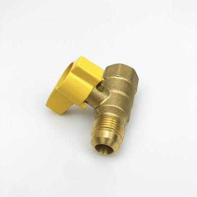 China ZHENGQU General VALVE 1/2inch 1 inch gas valve withNPT brass thread for sale