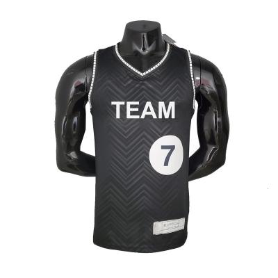 China Breathable Wholesale New Jersey Club Shirt 7# Basketball Singlet for sale