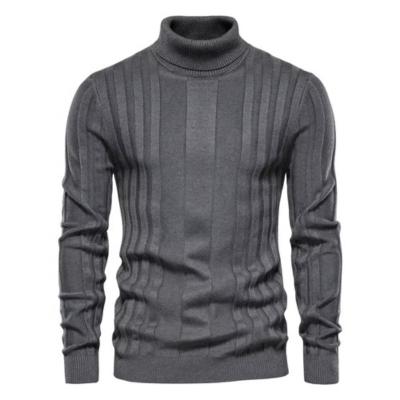 China Breathable Casual Stylish Solid Turtleneck Men Slim Fit Tank Top Sweater for sale