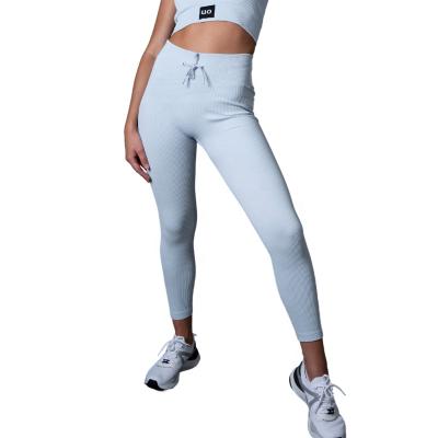 China High Waist Breathable Ribbed Yoga Legging Sweat Pants-Fitness Yoga Pants-Workout Long Butt Pants-Gym Lifting Tights Gaiters For Women for sale