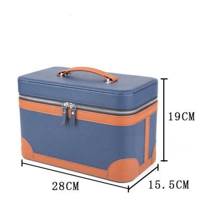 China Fashion essential oil bag new fashion customized and convenient shockproof portable double-layer leather bag for sale