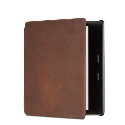 China Custom Slim Leather Protective Fashion Case Cover For Amazon Kindle Oasis 3 for sale