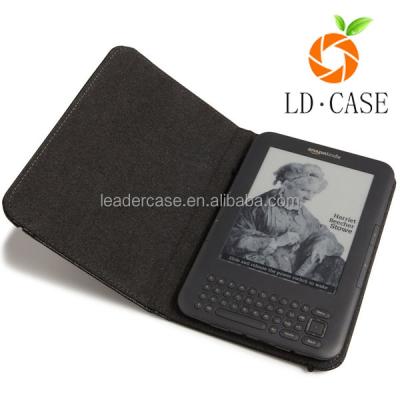 China Waterproof Universal 6 Inch Book Style Leather Case For Amazon Kindle Touch E-reader for sale