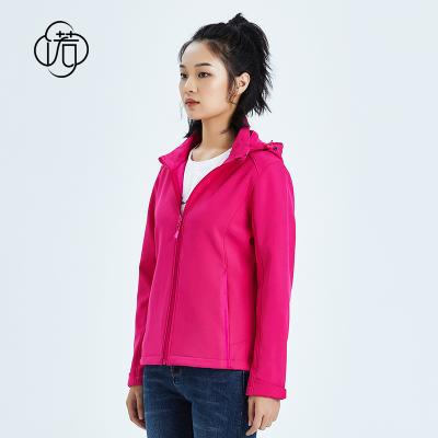 China Wholesale High Quality Breathable Women Softshell Jacket Windproof Warm Coat for sale