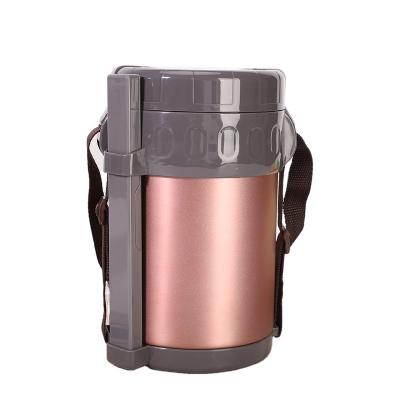 China PORTABLE Lunch Box Containers 304 Stainless Steel Thermox Food Flask Vacuum Lunch Box for sale